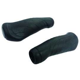 NOGUCHI Bicycle Grip, Antibacterial Ergo Grip, L & L, Black