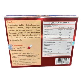 G-fx Plus Caja C/60 Reparador De Articulaciones Glucosamina Sabor No