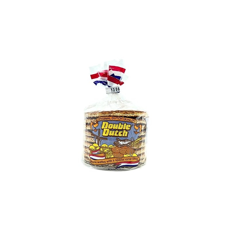 Double Dutch, Syrupwafers Cookies 8 Count (Pack of 12)