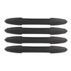 4PCS Bumper Guard Strip Carbon Fiber Pattern Textured 43cm Length