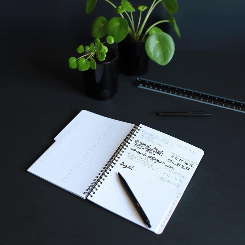 Rodia Ballpoint Pen Script 0.7mm Hexagonal Axis Aluminum Body Hairline