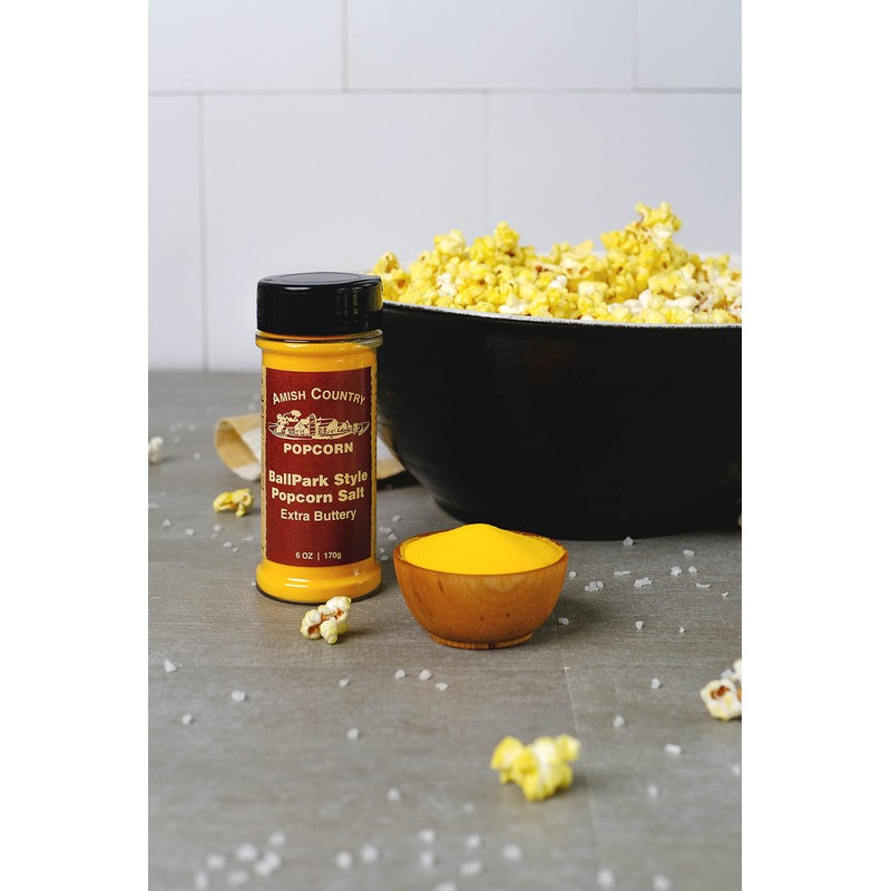 Amish Country Popcorn | Ballpark ButterSalt Popcorn Salt - 3-5.5