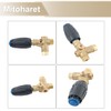 mitoharet 3650PSI Pressure Washer Regulator 8GPM 3/8 in FNPT Trapped