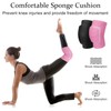 Firtink 2 Pairs Stretchy Dance Knee Pads,Breathable Knee Brace Supports