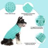 NACOCO Classic Dog Sweater Knitted Turtleneck Dog Sweater Warm Winter