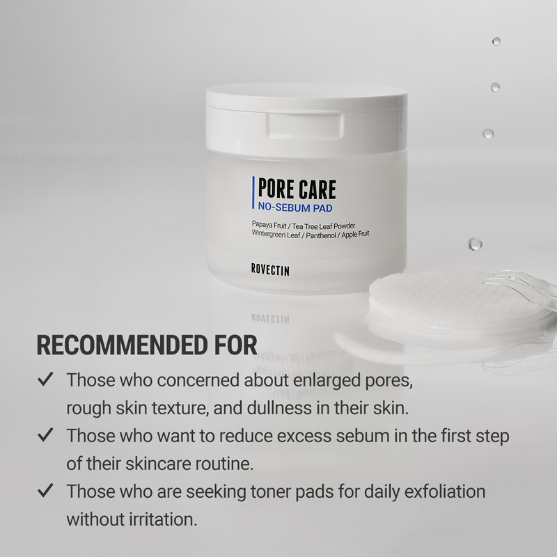 Rovectin [Rovectin]Pore Care No-Sebum Pad (60ea)