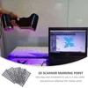 Baluue 5pcs 3D Scanning Markers for 3D Scanner with Black