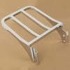 TCT-MT Motorcycle Chrome Sissy Bar Backrest Luggage Rack Rear Carrier