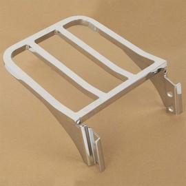TCT-MT Motorcycle Chrome Sissy Bar Backrest Luggage Rack Rear Carrier For Harley Dyna