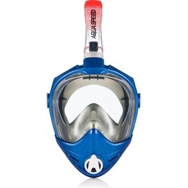 Aqua Speed Brizo Fortschrittliche Schnorchelmaske: Tauchen Sie EIN in Komfort mit Ultra-Dry Technologie & Universeller Kamerahalterung, GRÖßEN:S - M, Farben:26. Brizo - Blau
