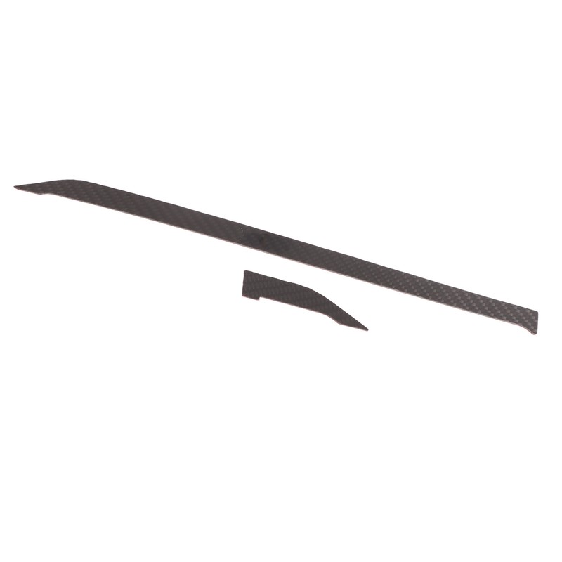 2PCS UTV Center Console Trim Carbon Fiber Smooth Surface Replacement