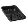 9" Black Disposable Plastic Paint Tray - Pack of (50)