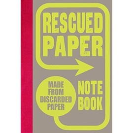 Rescued Paper Notebook, Hardcover (Eco-Friendly Recycled Paper Notebooks, Environmentally Friendly Journal)