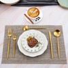 Matte Gold Silverware Set for 4, IBIILII JEFF 20 Pieces