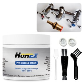 Horex PTFE Silicone Grease O-Ring Food Grade Lubricant 1.76oz Faucet Valve Filter Ceramic Rubber Gasket Sealant Hose Waterproof Repair Supplies for Home Plumber Pool Bathroom Kitchen Garden Marine