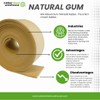 Natural Gum Rubber TAN 40A (.125" (1/8") Thick, 6" Wide