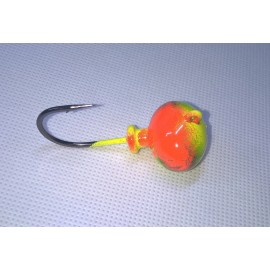 T&A Jigs Tog Jigs FOOTBALL Firetiger Blackfish Tautog 2X STRONG HOOKS 1oz 2oz 3oz T&A - 10 jigs 1oz