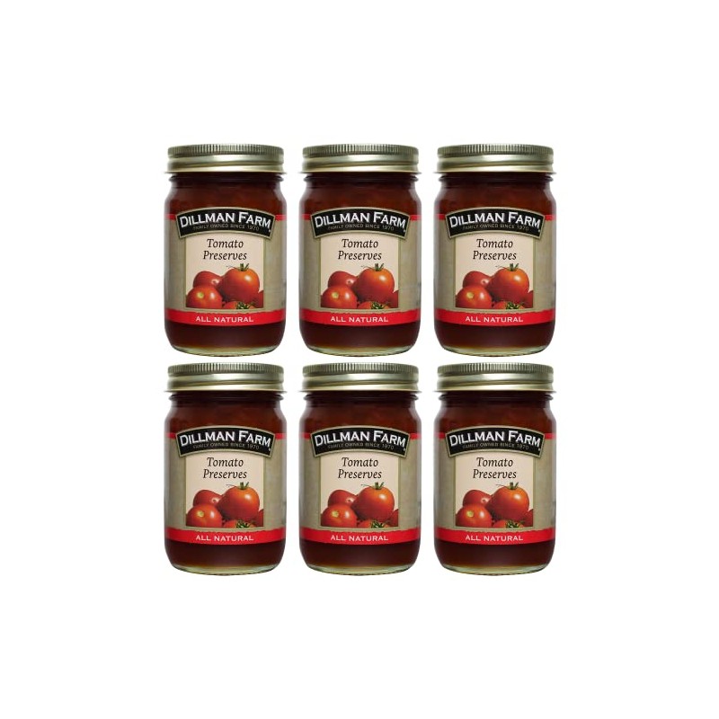 Dillman Farm All Natural Tomato Preserves - Gluten-Free, Non-GMO, Vegan,