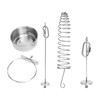 4 Pieces Parrot Food Cup Stainless Steel Bird Food Fruit
