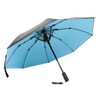 Portable Umbrella with Fan 8 Fiberglass Ribs Windproof Umbrella for