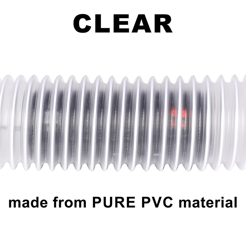 WYNNsky 2-1/2 Inch Dust Collection Hose, 10FT Flexible Shop PVC