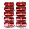 LIBRA Pack 10 RED Trailer RV LED Bullseye Marker Light