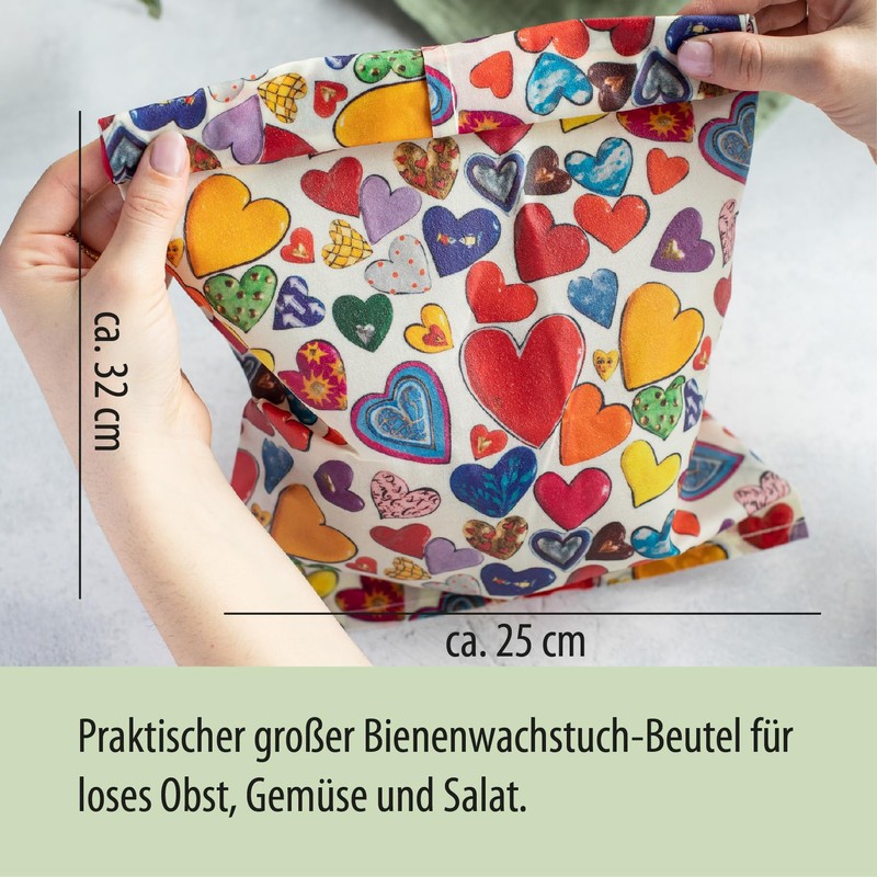 little bee fresh Organic Beeswax Cloth Large Bag from Germany