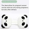 Panda cute pregnancy maternity side pillow suporting abdomen and waist