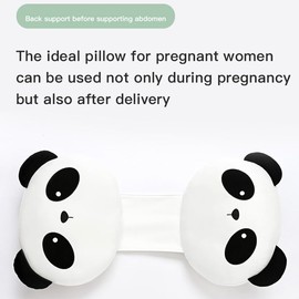 Panda cute pregnancy maternity side pillow suporting abdomen and waist pillow