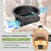 Vankey Heavy Duty Cast Iron Ash Can for Kamado Joe