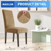 MAXIJIN Stretch Velvet Chair Covers for Dining Chairs Set of