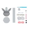 Avenir CH201750 Loopie Fun Bunny Bag Craft Kit, Grey and