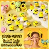 100 Pzas Patitos Con Horquilla O Pollitos Broche Accesorio