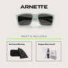 ARNETTE Plot Twist AN4346 296487 57MM Mint Matte Top/Shiny/Dark Grey