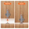 HBL' 2 Pack Push to Open Cabinet Hardware or Door