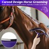 Enhon Sweat Scraper for Horses Mane and Tail Brushes for