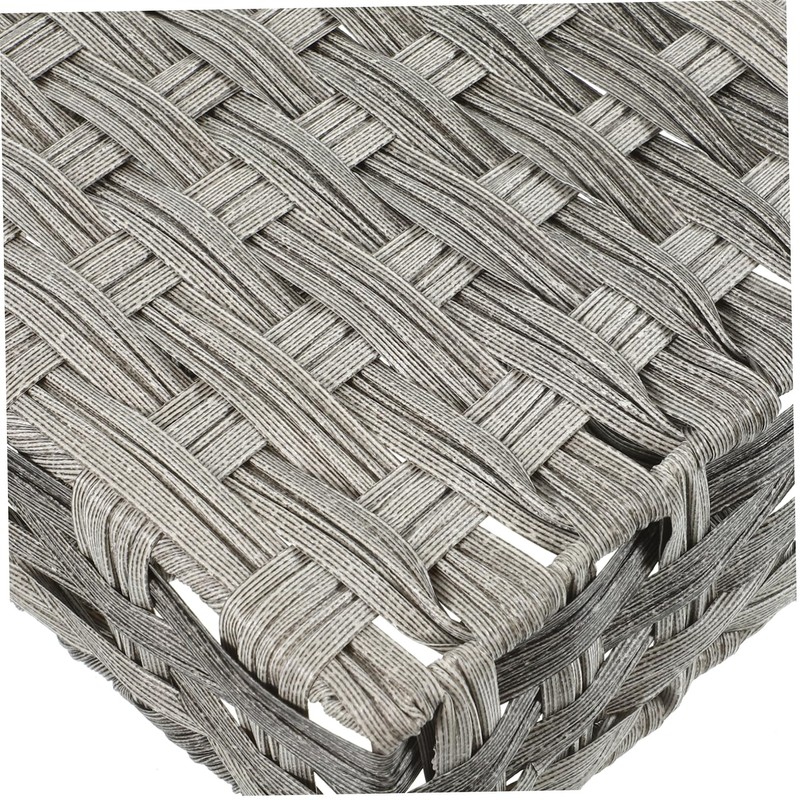 Alipis Bathroom Storage Holder Woven Basket Desktop Organizer for Cosmetics