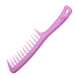 Healvian Hairdressing Tool Sturdy Wide Tooth Comb for Women Multifunctional Detangler Comb for Curly Hair Styling Reliable Salon Use Everyday Versatility Effortless Curls