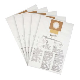 49-90-1979 6 Gallon Vacuum Fleece Dust Bags For Milwaukee (5PC)