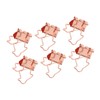 100Pcs Binder Clips Hollow Penguin Shape Sturdy Metal Small Binder