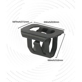 UBOG 20PCS Grill Clips,Car Accessories Grille Clips,Automotive Clips,Grille Clips Replacement,Metal Grille Retainer Clips,Bumper Cover Front Grille Retainer Clips,Replace #15078238 700-053