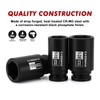 CASOMAN 3/4" Drive Deep Impact Socket Set, 8 Piece Set,