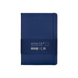Antartik 100 Sheets 80g FSC Navy Blue A5 Sheet Ruled Notebook with Elastic Band