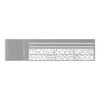 DESIGNPHIL 42289006 Midori Ruler Clip Ruler, Silver A