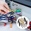sourcing map 4 Pcs 1/8" TS Audio Male Plug, 3.5mm