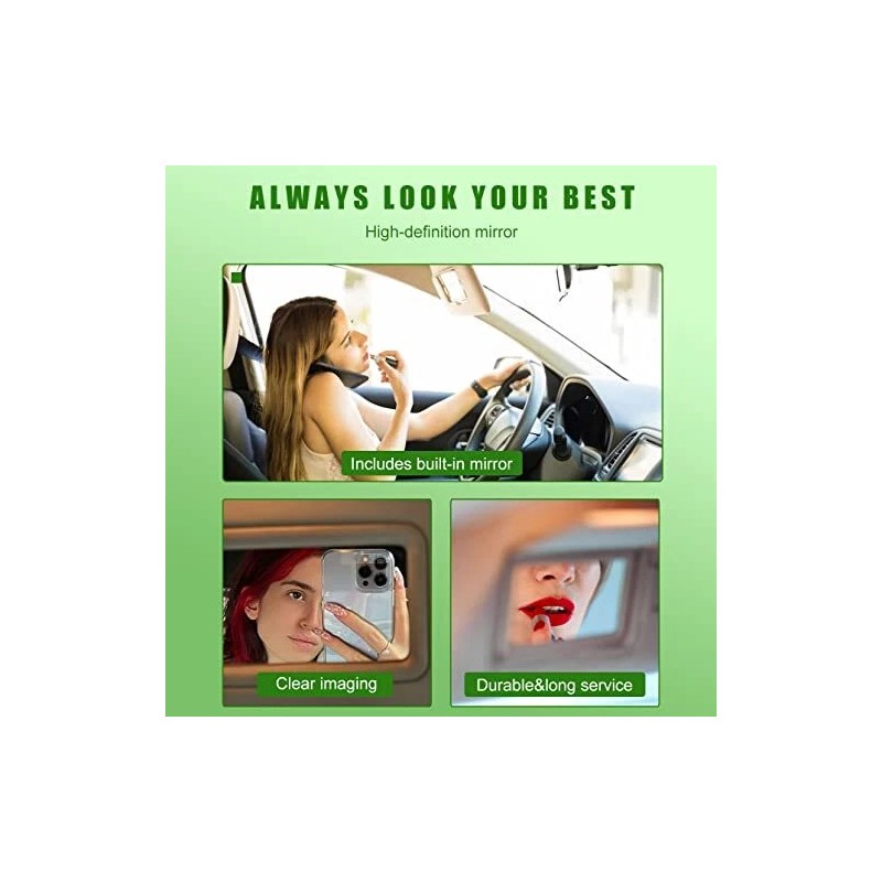 UMISHI Gray Left Driver Side Sun Visor With Vanity Light