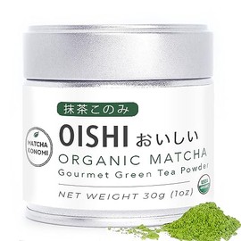 Matcha Konomi Oishi Matcha 30 G - Matcha Orgánico de Grado Latte - Primera Cosecha - Matcha Japonés Premium - Lattes, Batidos, Repostería - Sin...    