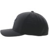 HOOEY Men's Flexfit Fitted Hat (Small/Medium, Black)