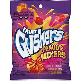 Fruit Gushers Flavor Mixers | Gluten Free Gummy Snacks | 4.25 Ounce Bag