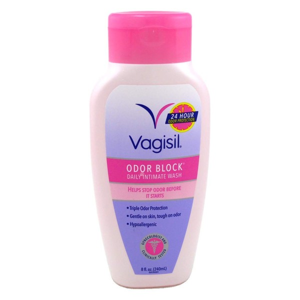 Vagisil Odor Block Wash 8 Ounce (236ml) (3 Pack)